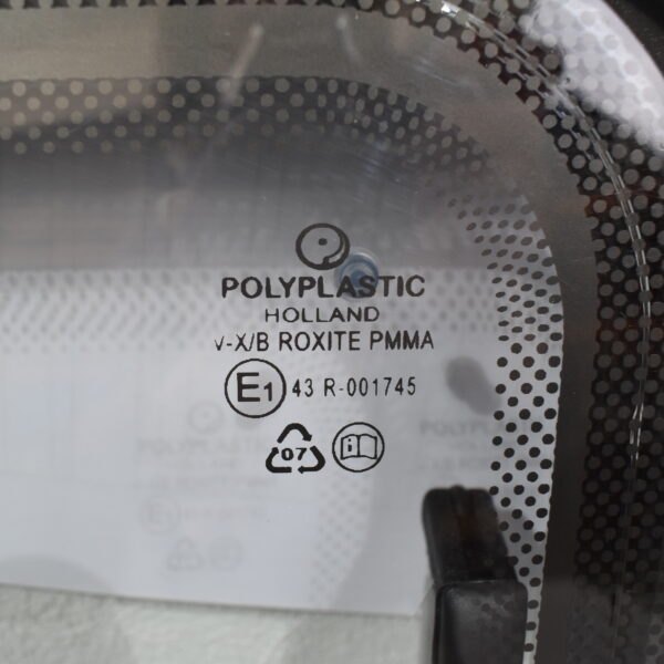 Polyplastic Ausstellfenster 430x730mm dunkel grau
