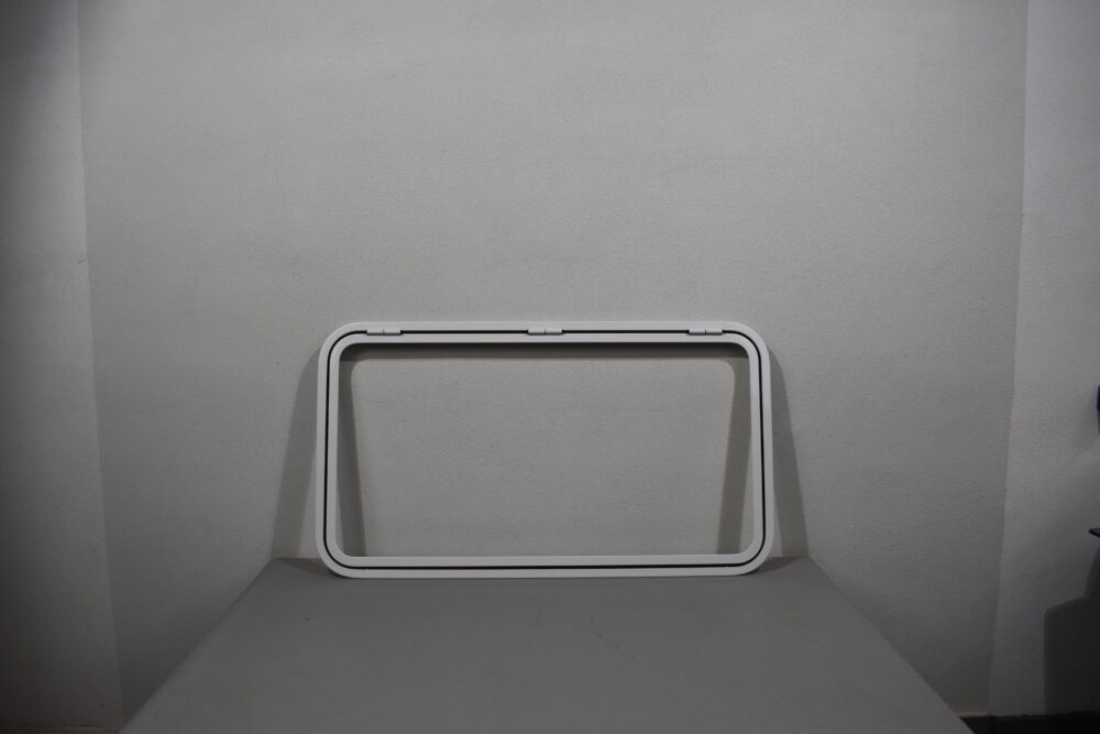 Klappenrahmen 1130x630mm weiß