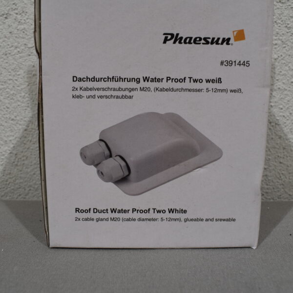 Phaesun Dachdurchführung Water Proof Two weiß