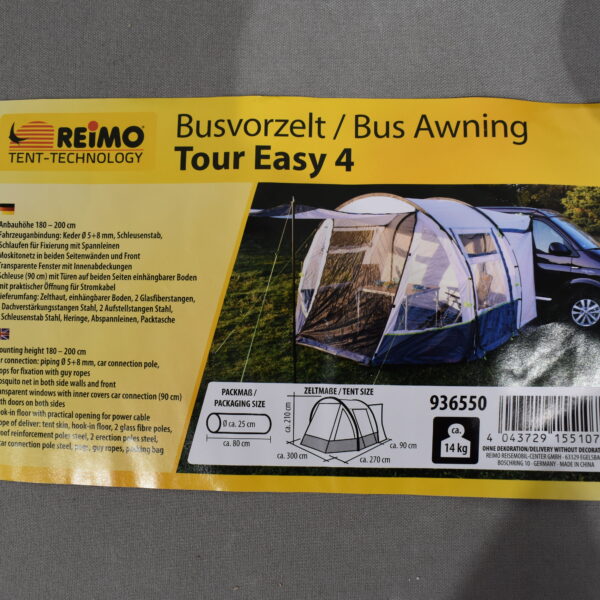 Reimo Bus Vorzelt Tour Easy 4