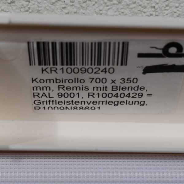 Remis Kombi-Rollo 700x350mm weiß