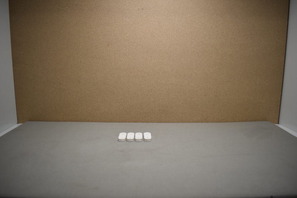 Unterlegplatte für Türfeststeller weiß 2er-Set