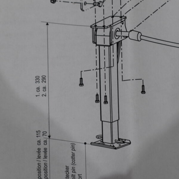 Moca-Hubmatic hinten 290mm