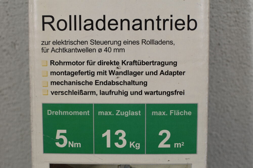 Schellenberg Rolladenantrieb für Achtkantwellen