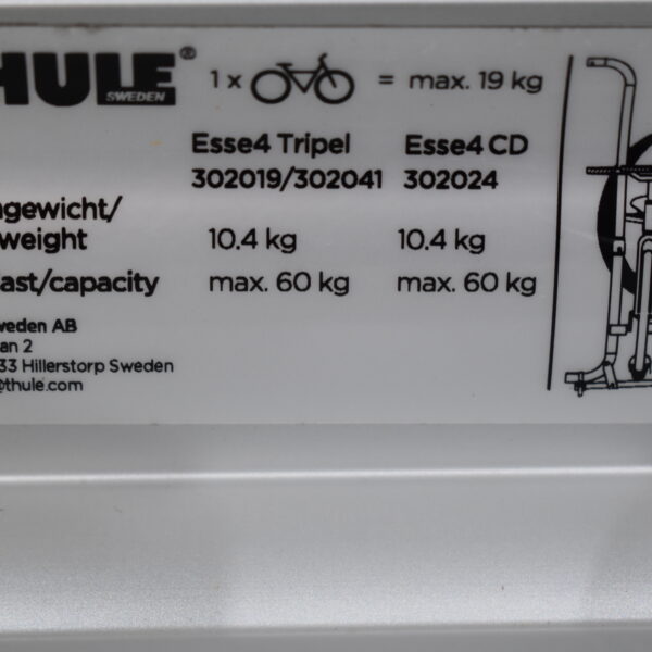 Thule Fahrradträger Esse4 Tripel