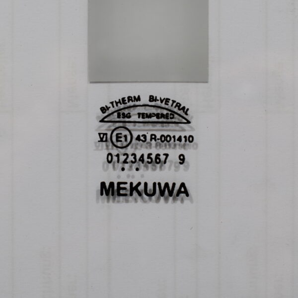 Mekuwa Scheibe für Schiebefenster Echtglas 540x715mm