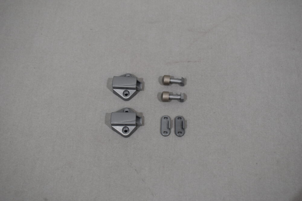 Schließschnapper-Set silber Matt