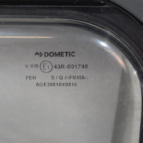 Dometic  S7 Fenster 510x510 dunkel grau feststehend