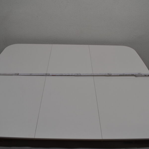Tischplatte 45x870x800mm weiß/dunkel braun