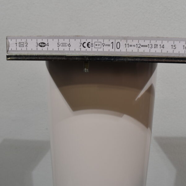 Tischfuß Oval weiß 78cm