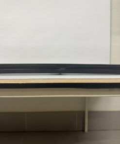 Mekuwa Echtglas Schiebefenster 1400x600mm; schwarz – Bild 9