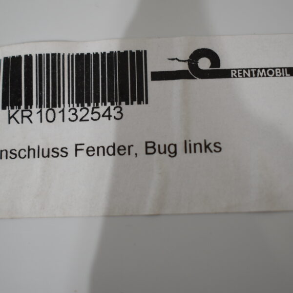 Anschluss Fender, Bug links