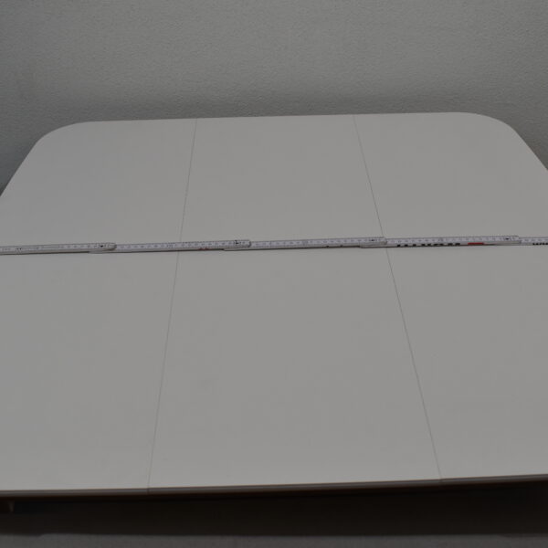 Tischplatte 39x870x640mm; weiß/dunkel braun