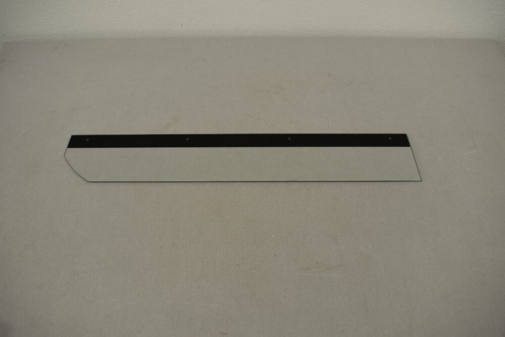 Einlegeboden Glas; schwarz 735x730mm