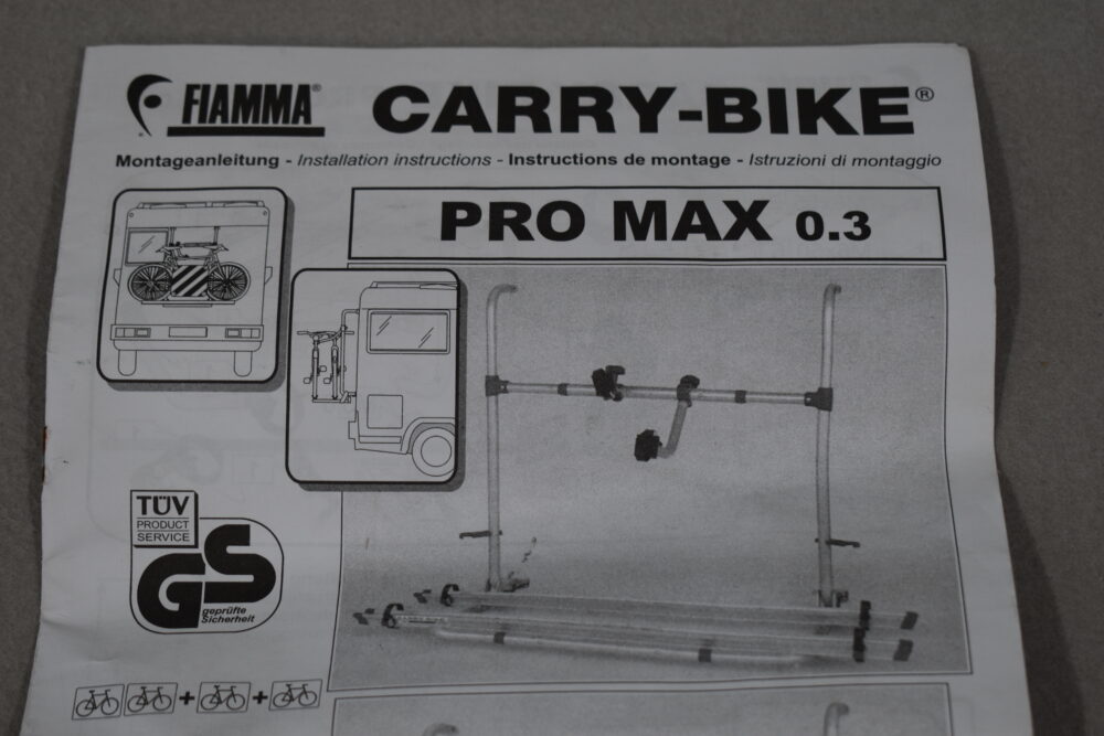 Fiamma Fahrradträger Carry-Bike Pro Max