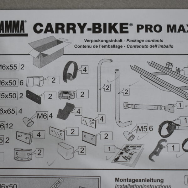 Fiamma Fahrradträger Carry-Bike Pro Max