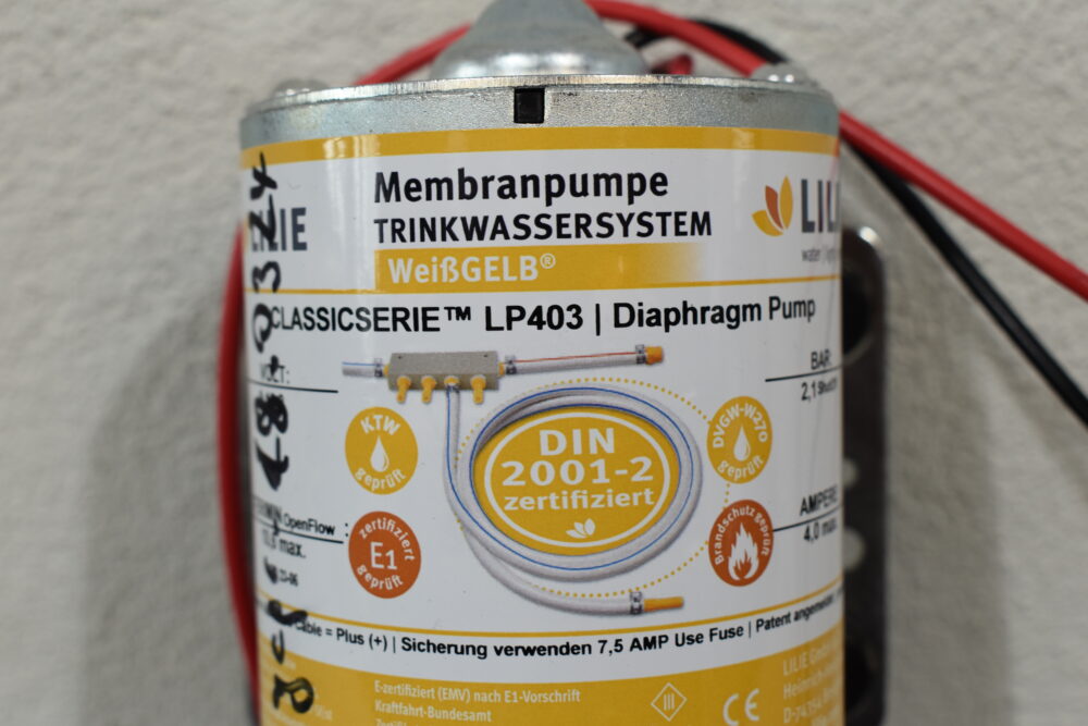 Lilie Membranpumpe Trinkwassersystem LP403