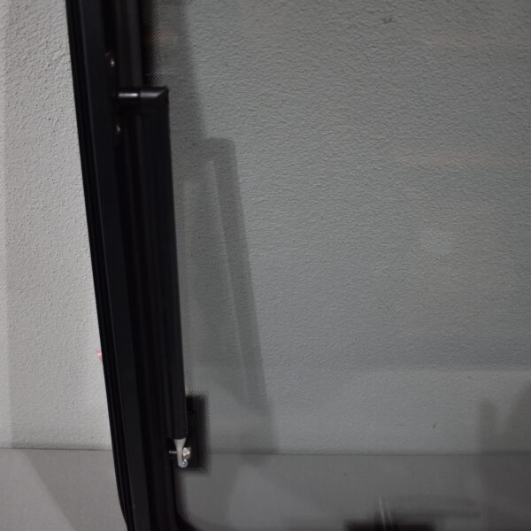 Mekuwa Echtglas Ausstellfenster 1000x600mm; schwarz