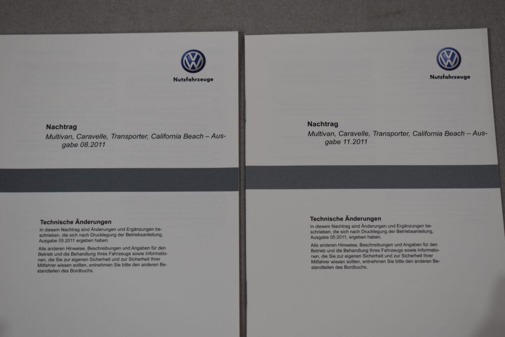 Original Handbuch für VW
