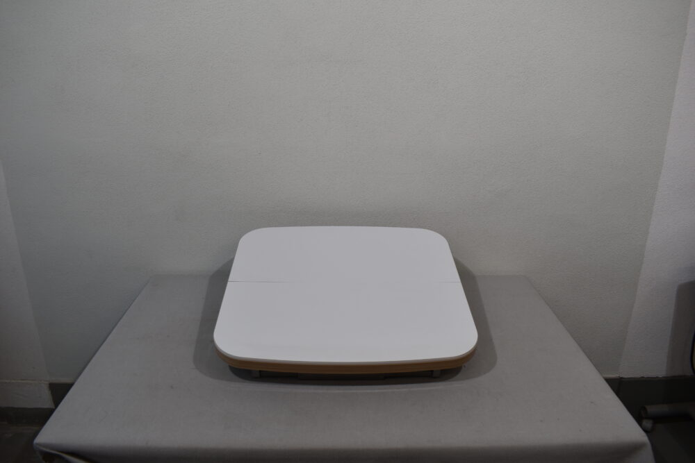 Tischplatte 94x700x660mm; weiß/hell Ahorn