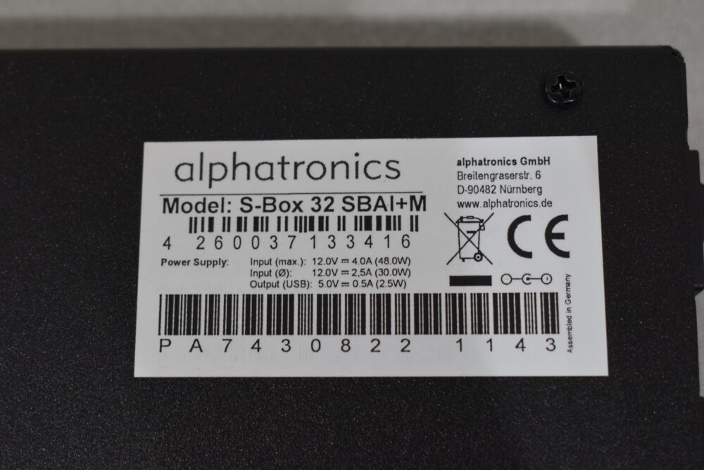 Alphatronics Steuerbox 32 SBAI+M