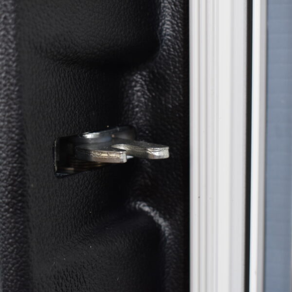Aufbautür 600x1810mm; schwarz-weiß
