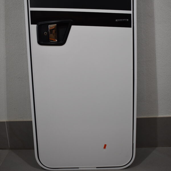 Aufbautür 600x1810mm; schwarz-weiß