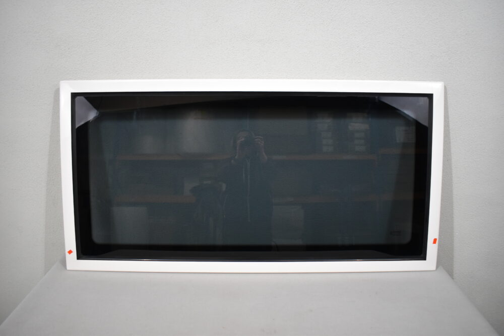 Olimpia Festglasscheibe; 1210x580mm; weiß