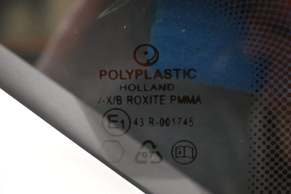 Polyplatic Ausstellscheibe; 1090x510mm