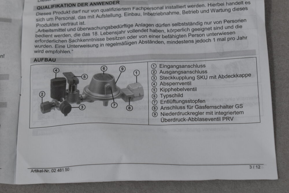 GOK Niederdruckregler/ Gasregler; Typ EN 61; 16 Bar