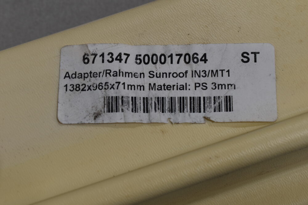 Adapter Rahmen Sunroof IN3/MT1