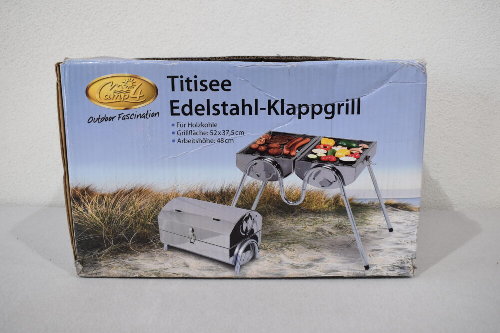 Camp 4 Edelstahl Klappgrill