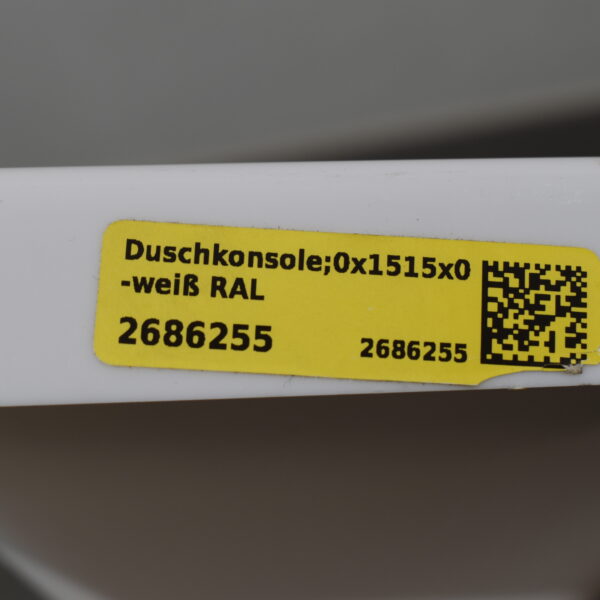 Duschkonsole 1515x210mm; weiß