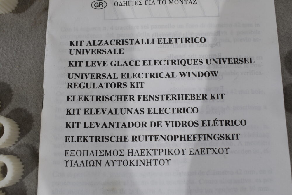 Elektrischer Fensterheber-Kit