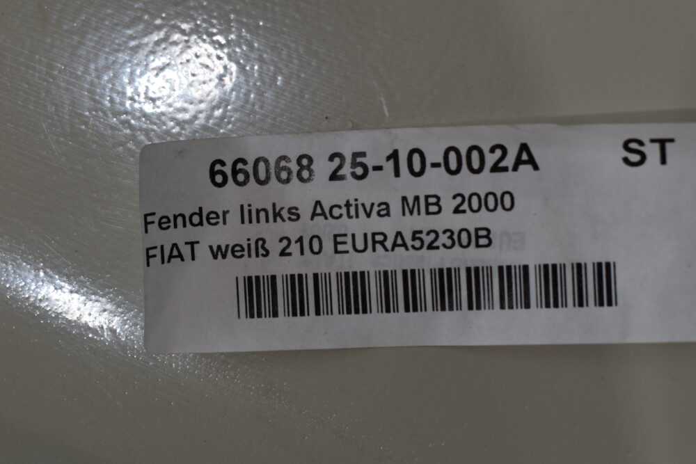 Eura Mobil Fiat Fender links Activa MB2000; 210 Eura5230B; weiß