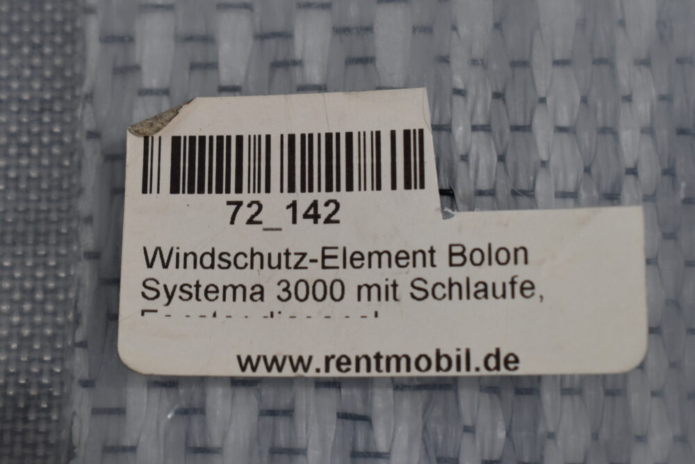 Bolon-Windschutz H= 1200 x L= 2300mm