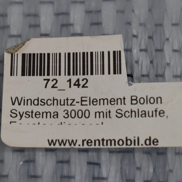 Bolon-Windschutz H= 1200 x L= 2300mm