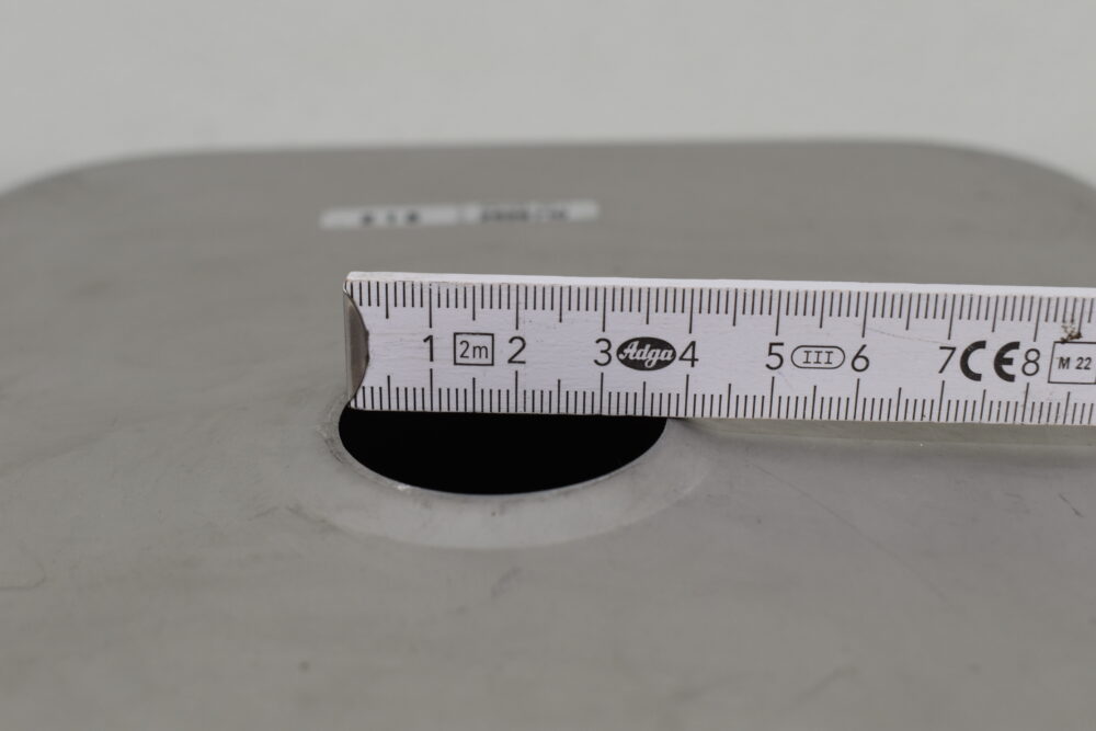 Edelstahl Spülbecken H= 125 x T= 410 x B= 335mm