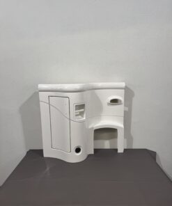 Galleno Plastica Waschtisch Waschbecken links 910x300x810 mm weiß Wohnmobil