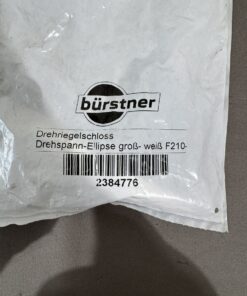 Alternative view of Bürstner Drehriegelschloss Drehspann-Ellipse groß weiß F210 2384776