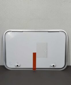 Alternative view of Serviceklappe / Servicetür 650x900mm Din links silber / weiß