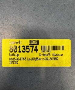 Niesmann+Bischoff / Borbet Alufelge KBA 46971 6Jx15H2 – Bild 5