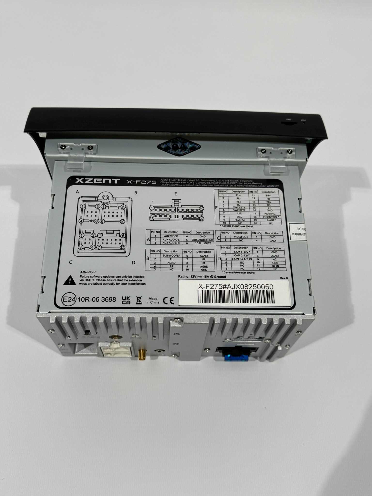 XZENT X-F275 Navigationsgerät Infotainer / Naviceiver für Fiat Ducato – Bild 10