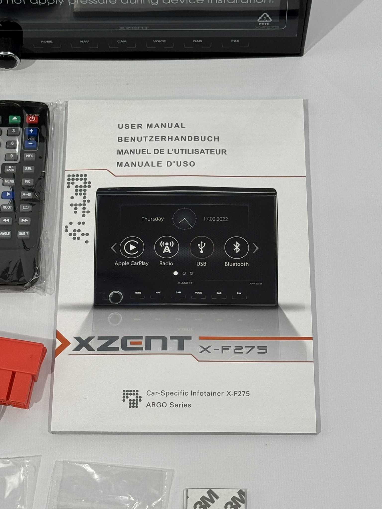 XZENT X-F275 Navigationsgerät Infotainer / Naviceiver für Fiat Ducato – Bild 7