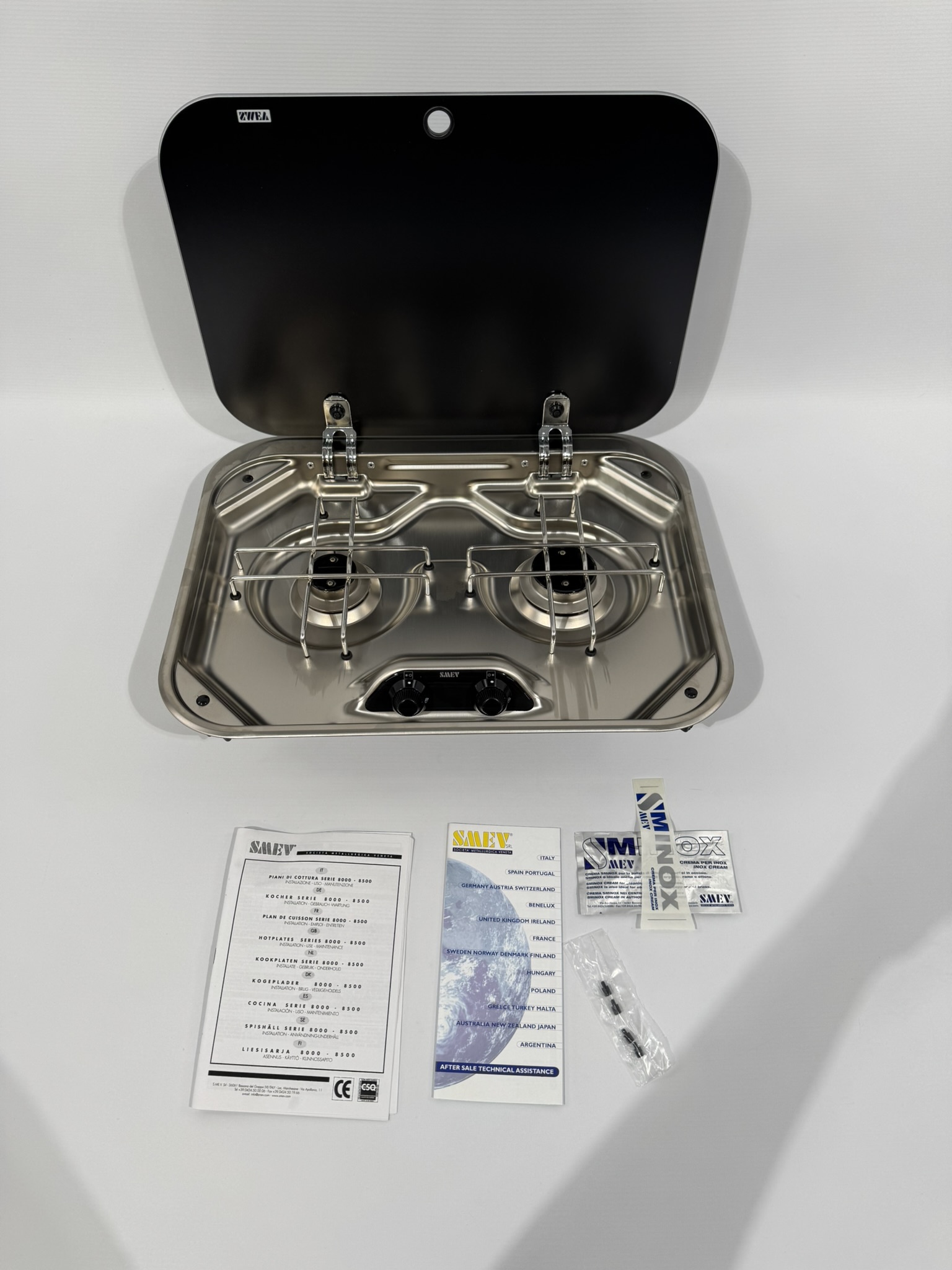SMEV Gaskocher 2-flammig Modell 8002 – Bild 2