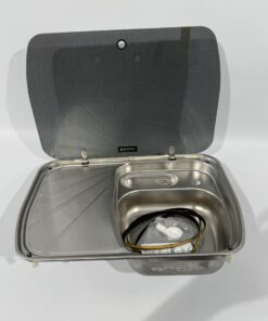 Dometic Spülbecken mit Glasabdeckung 600x450mm – Bild 2
