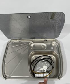 Dometic Spülbecken mit Glasabdeckung 600x450mm – Bild 4