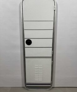 Hymer Aufbautür für Wohnwagen 1731x544mm Hammerschlagblech 2-teilig – Bild 2