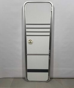 Hymer Aufbautür 2-teilig Hammerschlag 1750x545mm – Bild 2