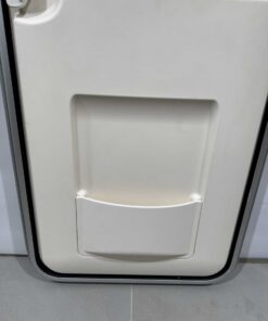 Hymer Aufbautür 1740x580mm weiß 2-teilig mit Fenster – Bild 12